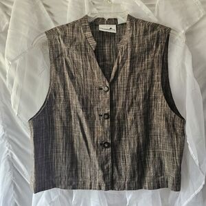 Liz Claiborne - Vintage Linen Vest